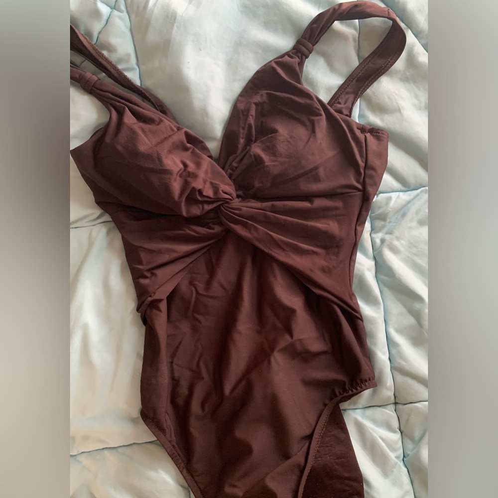 Miraclesuit women’s One Piece Swimsuit in Deep chocolate Brown